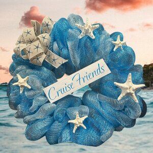 Cruise Wreath, Cruise Door Wreath, Friends Wreath